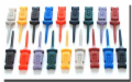 Set of 18 Multi Colored Mini Test Hooks
